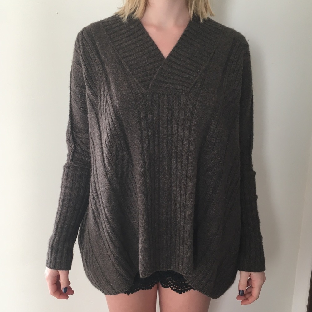 All Saints Cable-Knit Sweater